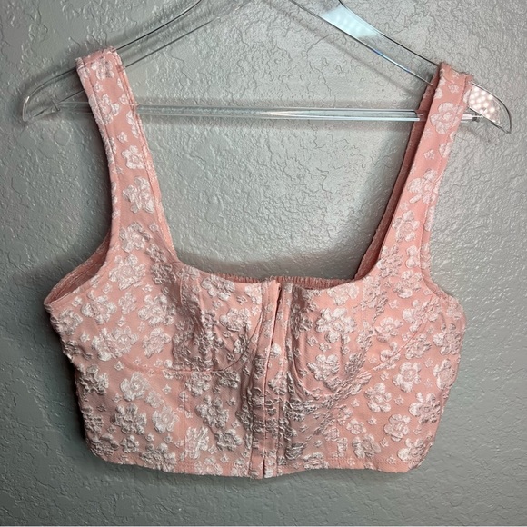 Wild Fabel Corset Floral Print Top - Picture 2 of 6